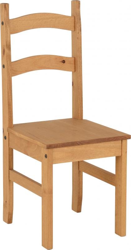 Budget Mexican Chair in Distressed Waxed Pine - Image 7