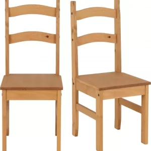 Budget Mexican Chair in Distressed Waxed Pine