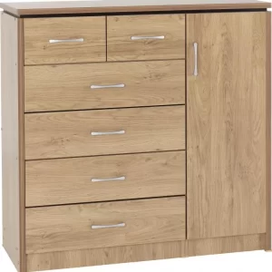 Charles 1 Door 6 Drawer Chest