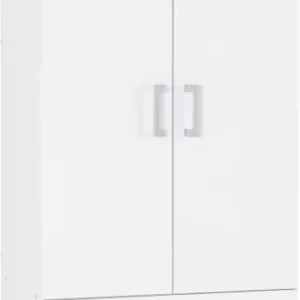 Charles 2 Door 2 Drawer Wardrobe in White
