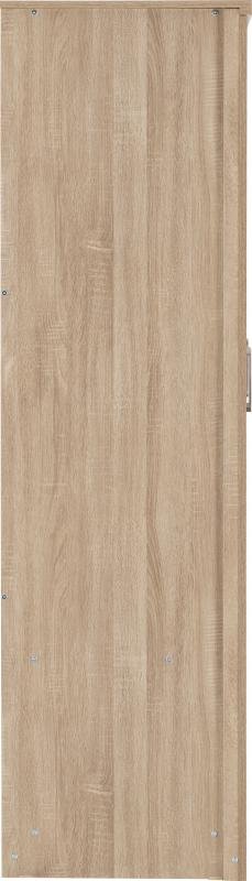 Lisbon 3 Door Wardrobe in Light Oak Effect Veneer - Image 4