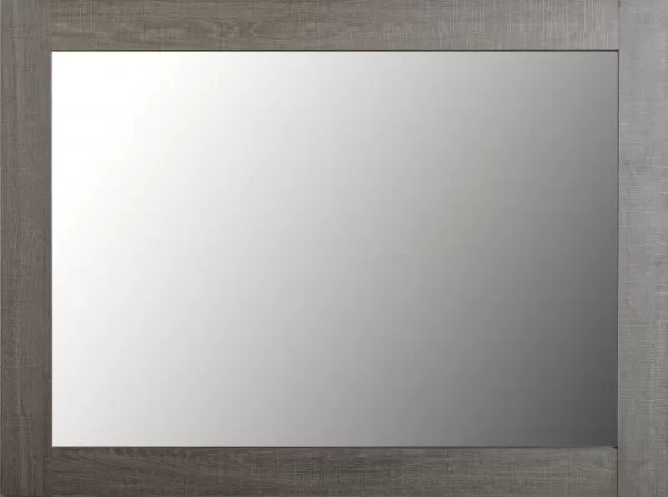 Lisbon Mirror in Black Wood Grain