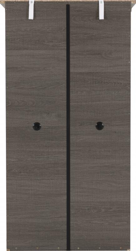 Lisbon Shoe Cabinet in Black Wood Grain - Image 3