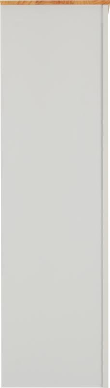 Ludlow 2 Door Wardrobe in GreyOak Lacquer - Image 6