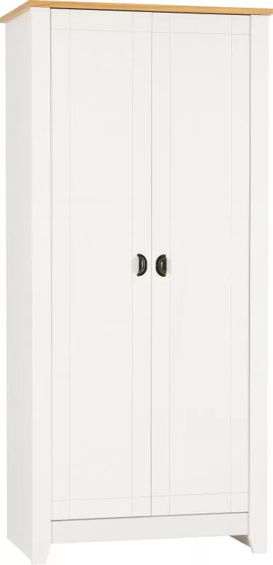 Ludlow 2 Door Wardrobe in WhiteOak Lacquer