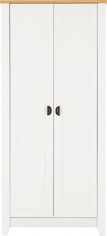 Ludlow 2 Door Wardrobe in WhiteOak Lacquer - Image 2
