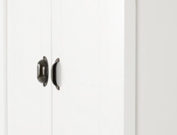 Ludlow 2 Door Wardrobe in WhiteOak Lacquer - Image 3