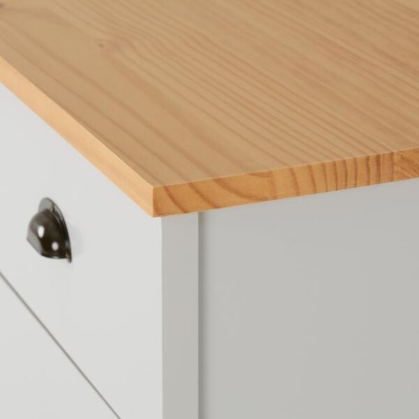 Ludlow 2+2 Drawer Chest in GreyOak Lacquer - Image 4
