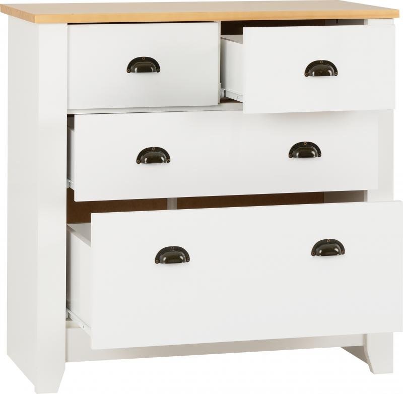 Ludlow 2+2 Drawer Chest in WhiteOak Lacquer - Image 7