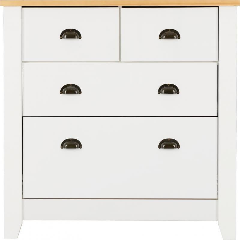 Ludlow 2+2 Drawer Chest in WhiteOak Lacquer - Image 6