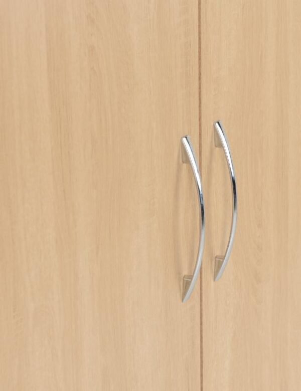 Nevada 2 Door 1 Drawer Wardrobe in Sonoma Oak Effect - Image 4