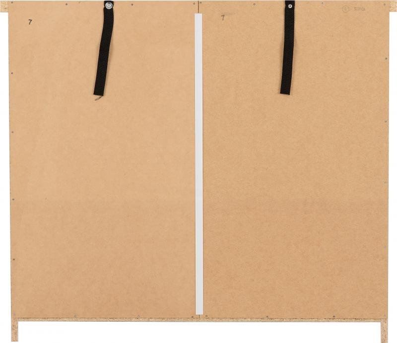 Nevada 3 Drawer Chest in White Gloss - Image 5