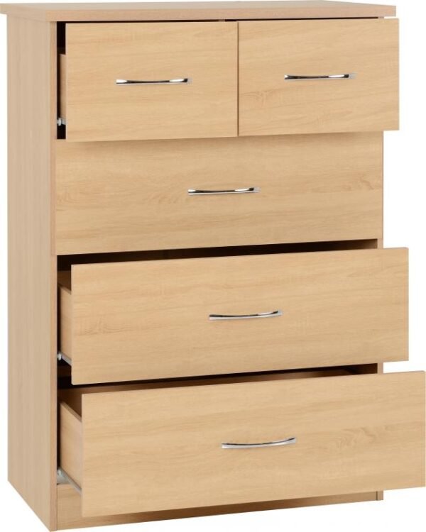 Nevada 3+2 Drawer Chest in Sonoma Oak Effect - Image 8