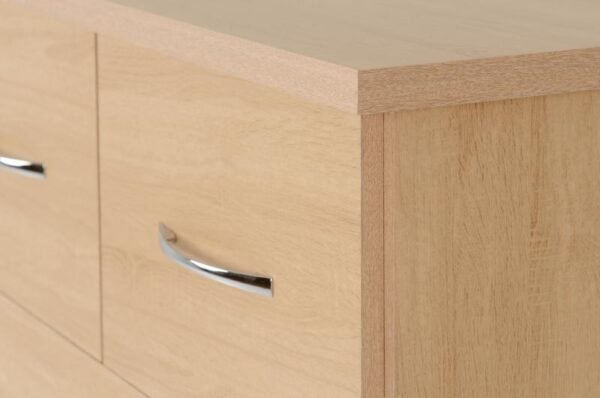 Nevada 3+2 Drawer Chest in Sonoma Oak Effect - Image 4