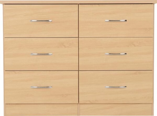 Nevada 6 Drawer Chest in Sonoma Oak Effect - Image 7
