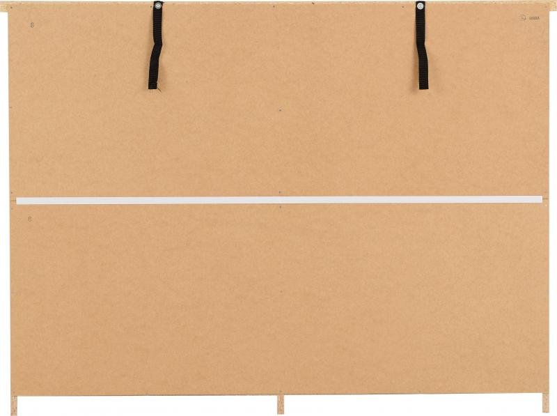 Nevada 6 Drawer Chest in White Gloss - Image 4