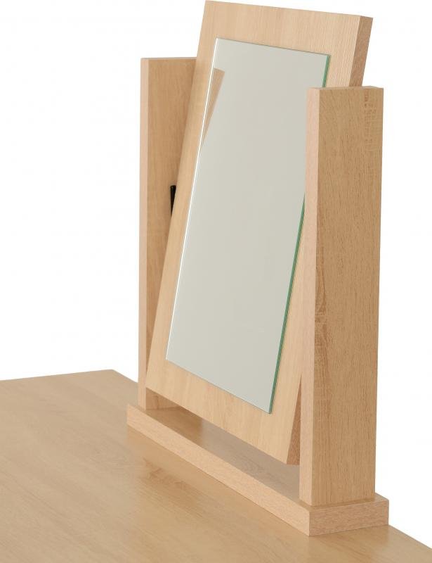 Nevada 4 Drawer Dressing Table Set in Sonoma Oak Effect - Image 2