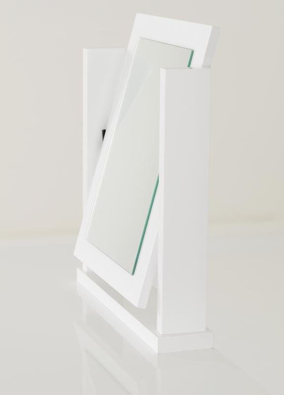 Nevada 4 Drawer Dressing Table Set in White Gloss - Image 3