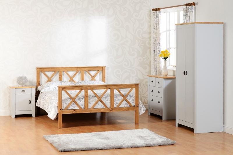 Ludlow 2 Door Wardrobe in GreyOak Lacquer - Image 3