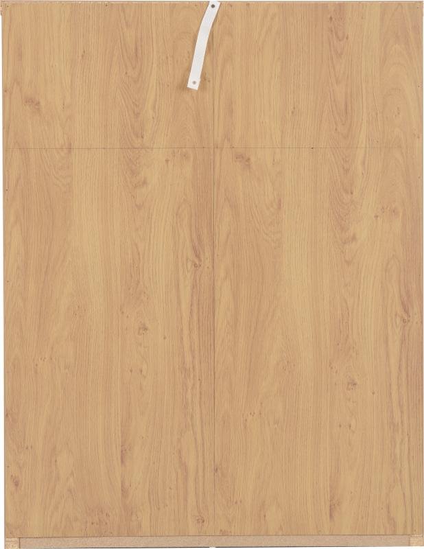 Seville 3+2 Drawer Chest in Grey High GlossLight Oak Effect Veneer - Image 5