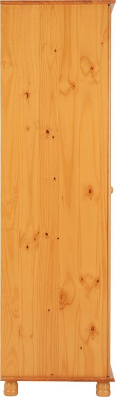 Sol 2 Door Wardrobe in Antique Pine - Image 5