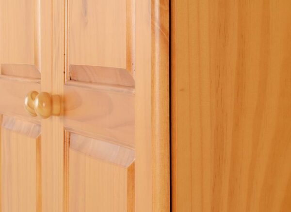Sol 2 Door Wardrobe in Antique Pine - Image 2
