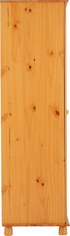 Sol 3 Door Wardrobe in Antique Pine - Image 3