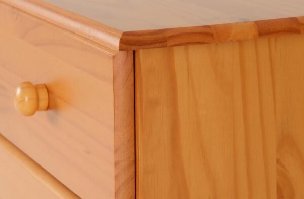 Sol 3+2 Drawer Chest in Antique Pine - Image 3