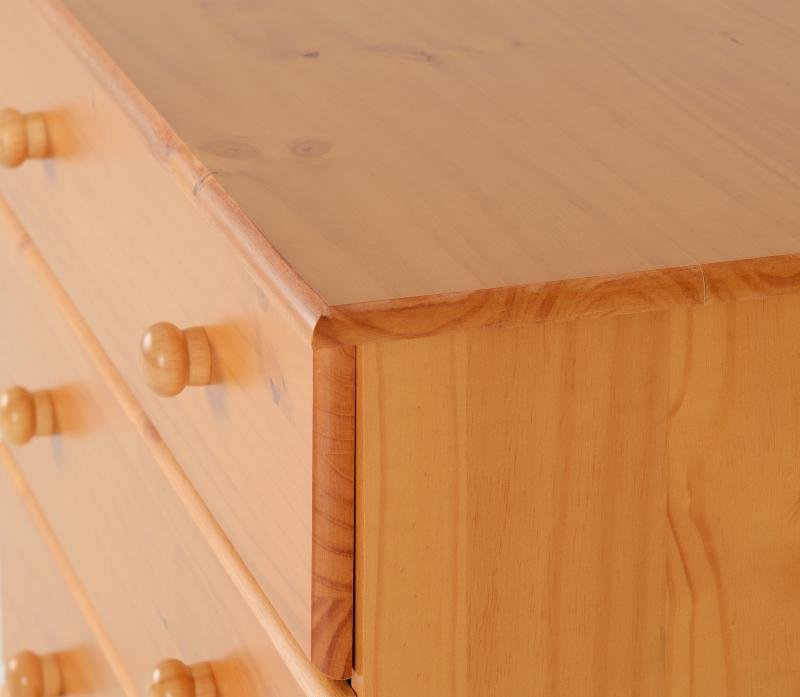 Sol 4 Drawer Chest in Antique Pine - Image 4