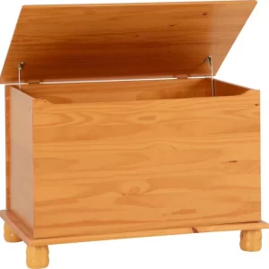 Sol BlanketToy Box in Antique Pine