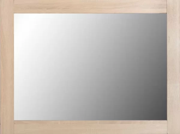 Lisbon Mirror in Light Oak Effect Veneer