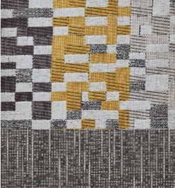 ASHLEY EMPRESS GREY - TETRIS MUSTARD