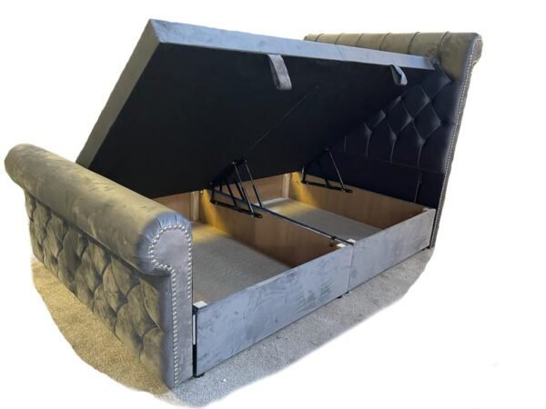 Castello Sleigh Storage Divan - Image 3