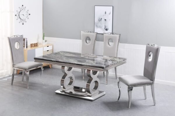 Marble Top Dining Set - Image 7