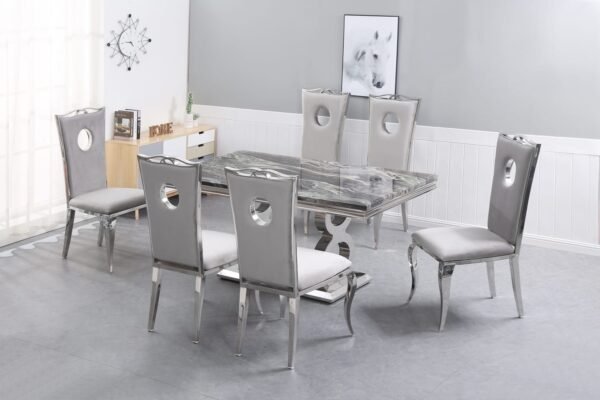 Marble Top Dining Set - Image 6
