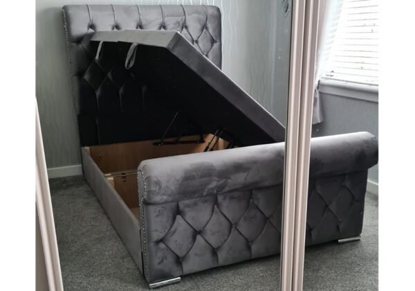 Castello Sleigh Storage Divan - Image 4
